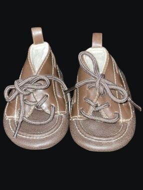 LITTLE BOY'S KOALA BABY BROWN SHOES SIZE 1